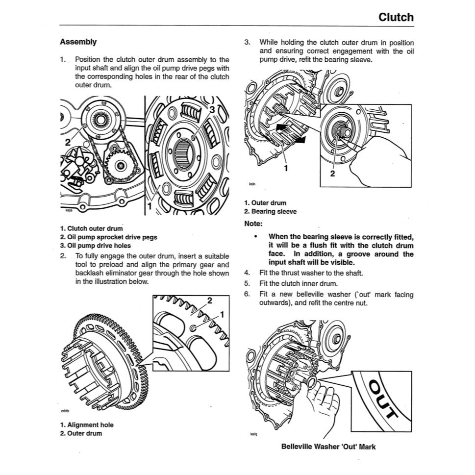 Triumph SPEED TRIPLE 2005-2010 Full Manual Set – Repair & Maintenance Manual and User Handbook - page 4