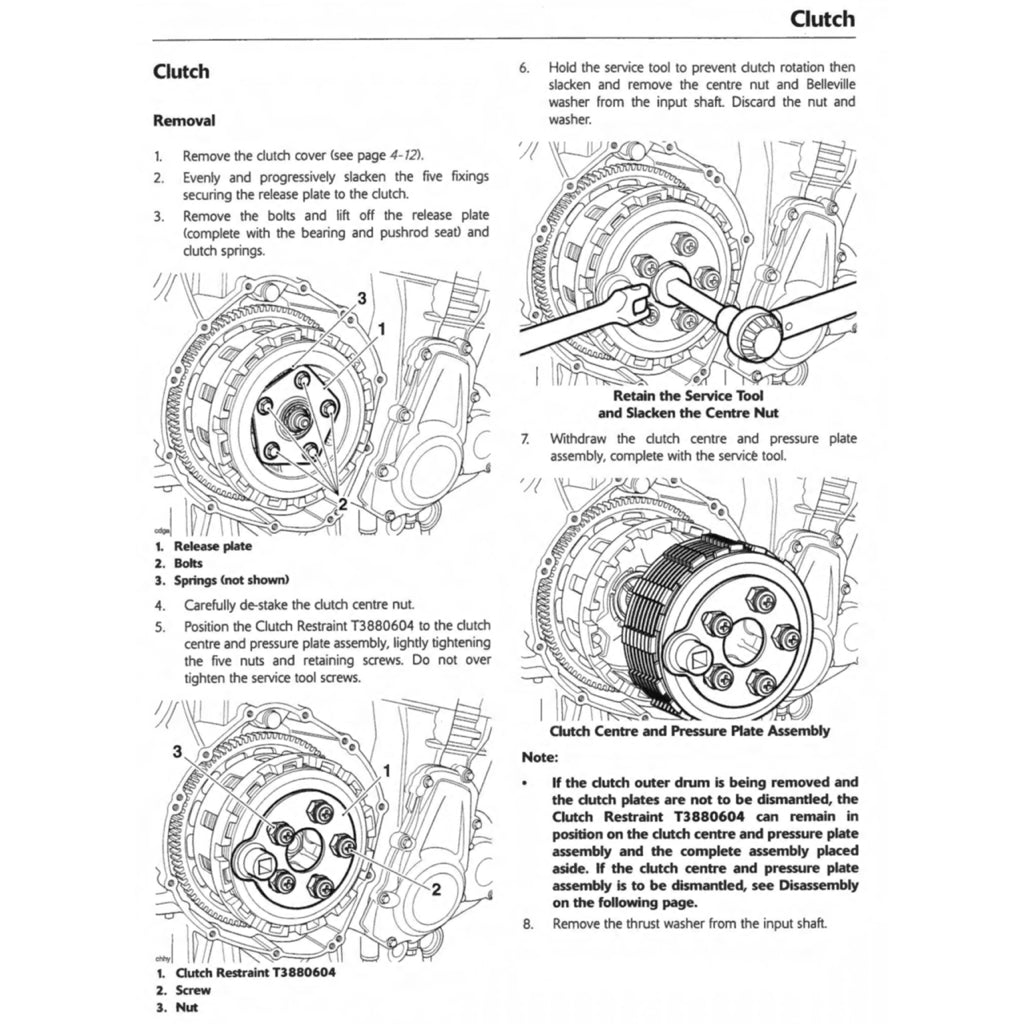 Triumph TIGER EXPLORER 1200 / XC 2012-2015 Full Manual Set – Repair & Maintenance Manual and User Handbook - page 4