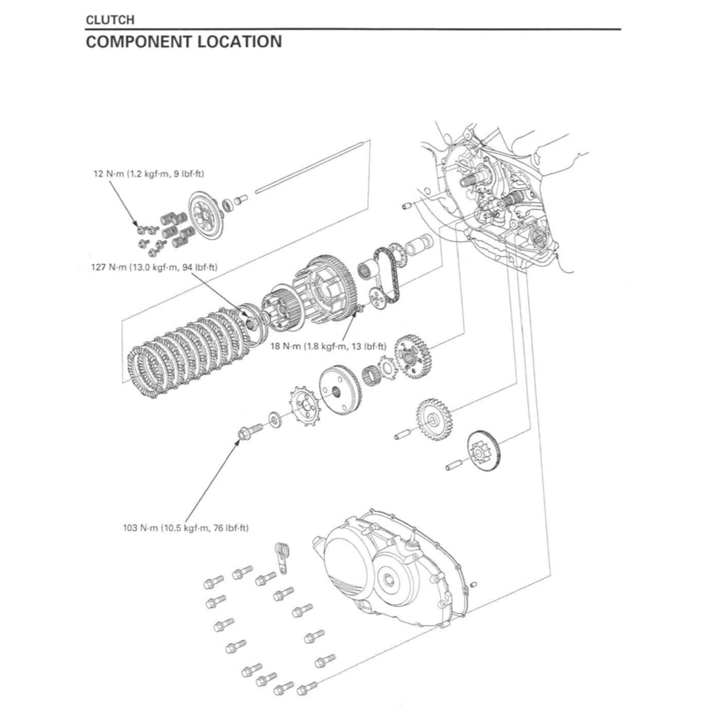 Honda VFR800 VTEC INTERCEPTOR 2002-2013 Full Manual Set – Repair & Maintenance Manual and User Handbook - page 6