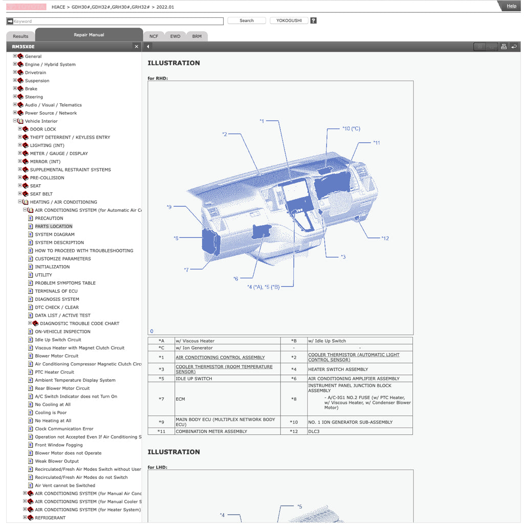 Toyota HIACE H300 GDH 300/320 GRH 300/320 2019+ Full Manual Set – Online Repair & Maintenance Manual - page 8