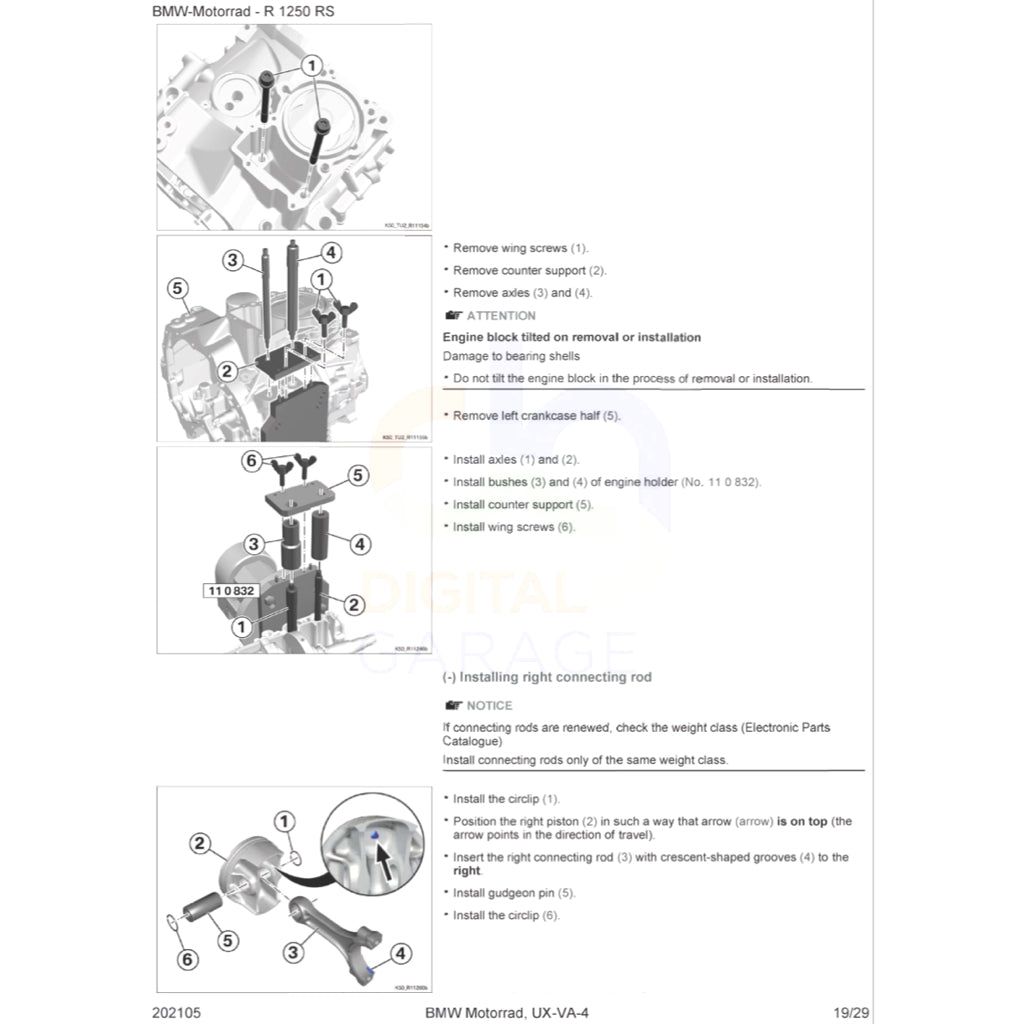 BMW R1250RS R1250 RS K54 2018+ Full Manual Set – Repair & Maintenance Manual and RIDER'S Manual - page 3