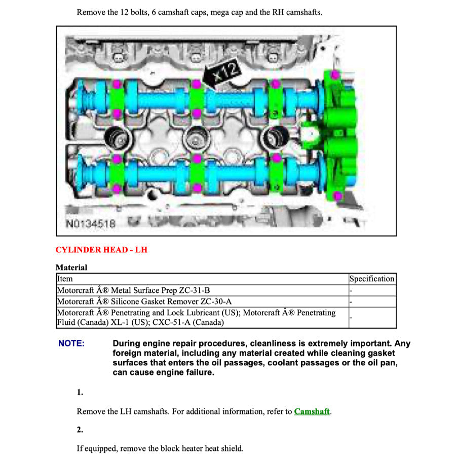 Lincoln MKS 2008-2016 Full Manual Set – Repair & Maintenance Manual - page 6