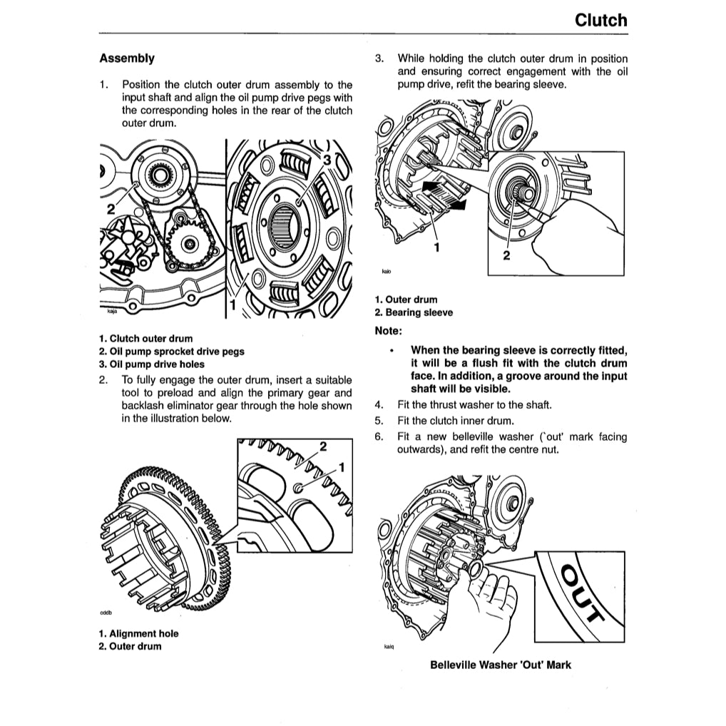 Triumph SPRINT ST 2005-2010 Full Manual Set – Repair & Maintenance Manual and User Handbook - page 3