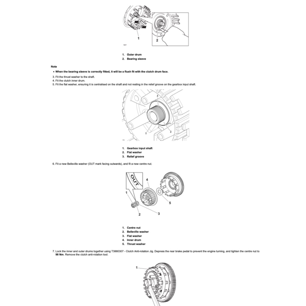 Triumph TIGER 900 RALLY PRO 2020-2023 Full Manual Set – Repair & Maintenance Manual and User Handbook - page 6