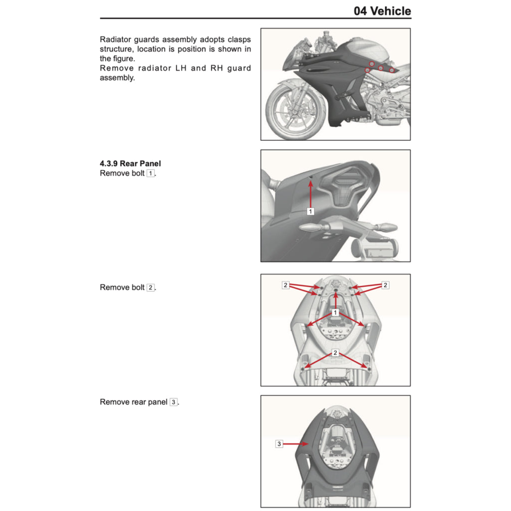 CFMoto 450SRS / 450SS 2024+ Full Manual Set – Repair & Maintenance Manual and User Handbook - page 9