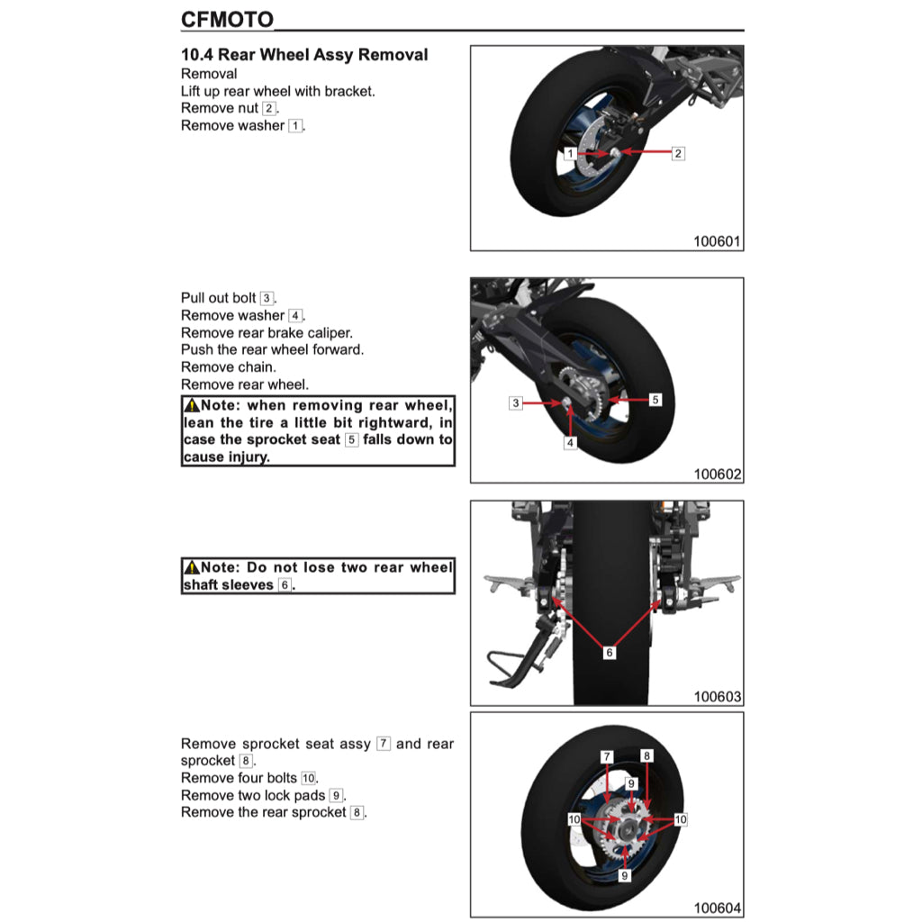 CFMoto PAPIO II CF125-3 2019-2023 Full Manual Set – Repair & Maintenance Manual and User Handbook - page 7