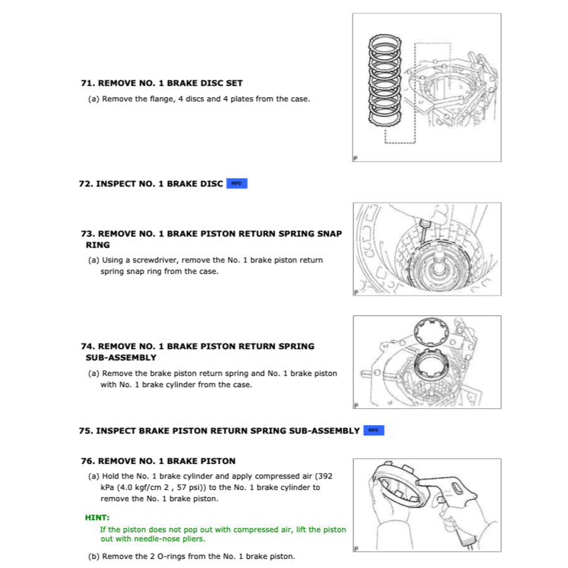 Toyota TUNDRA XK50 2014-2021 Full Manual Set – Repair & Maintenance Manual - page 7