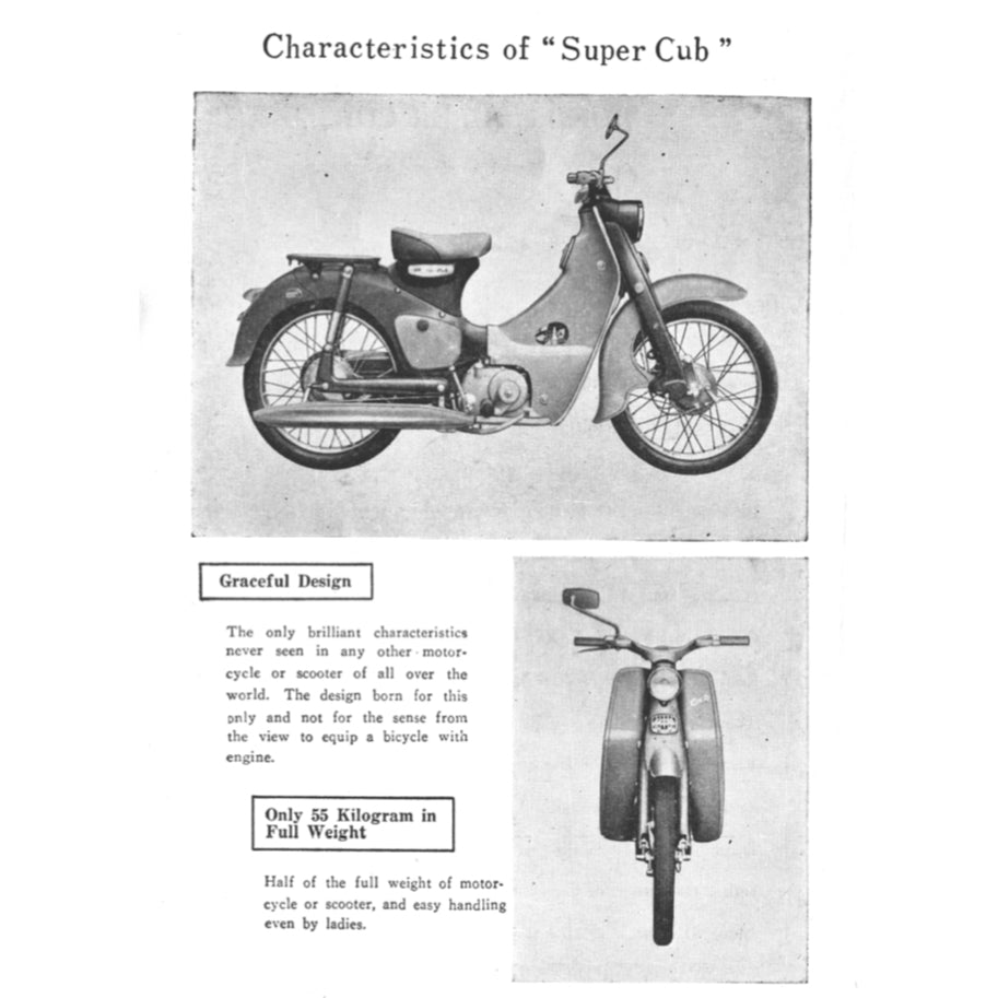 Honda SUPER CUB C100 1958-1967 Full Manual Set – Repair & Maintenance Manual and Spare Parts Catalog and User Handbook - page 2