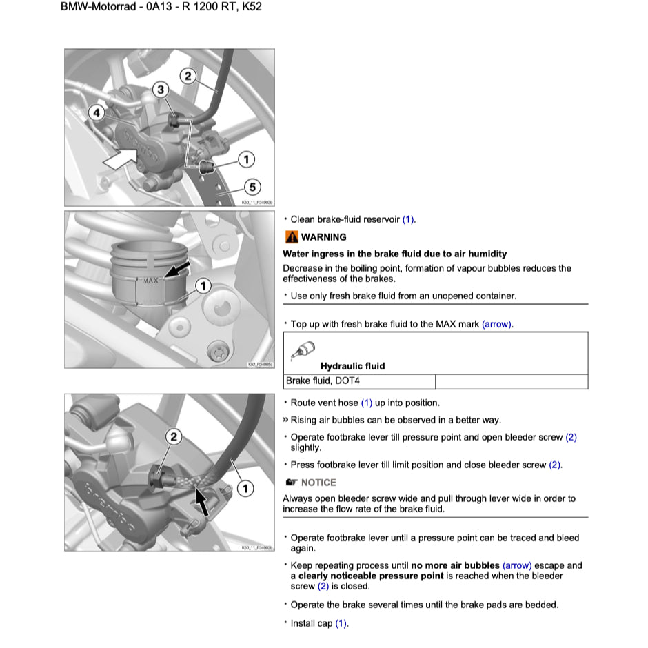 BMW R1200 RT 2014-2018 Full Manual Set – Repair & Maintenance Manual and RIDER'S Manual - page 8