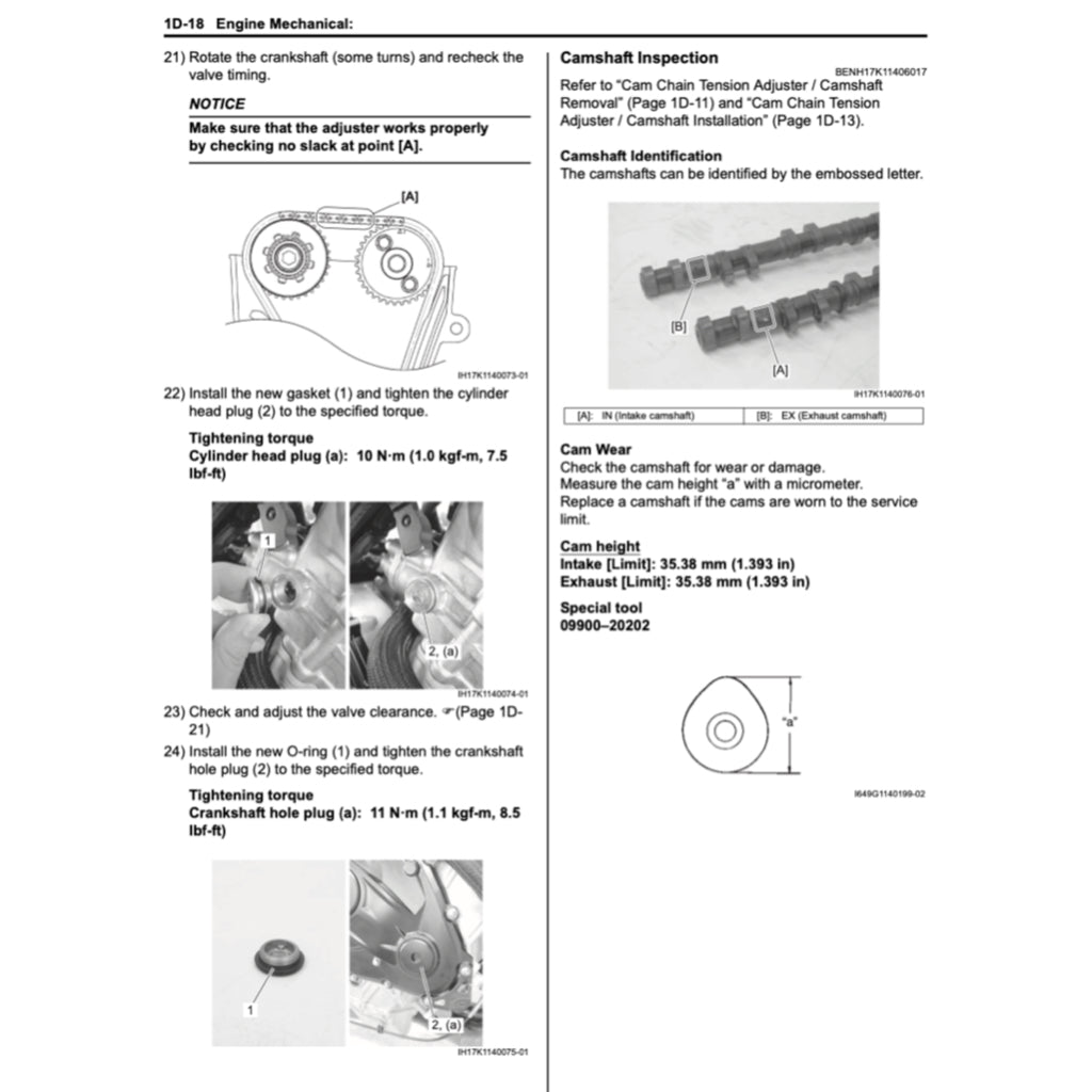 Suzuki GSXR1000 L7 A/R 2017-2022 Full Manual Set – Repair & Maintenance Manual and Spare Parts Catalog and User Handbook - page 8