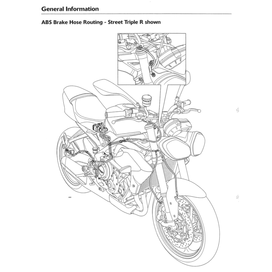 Triumph STREET TRIPLE 675 /R 2013-2017 Full Manual Set – Repair & Maintenance Manual and User Handbook - page 3