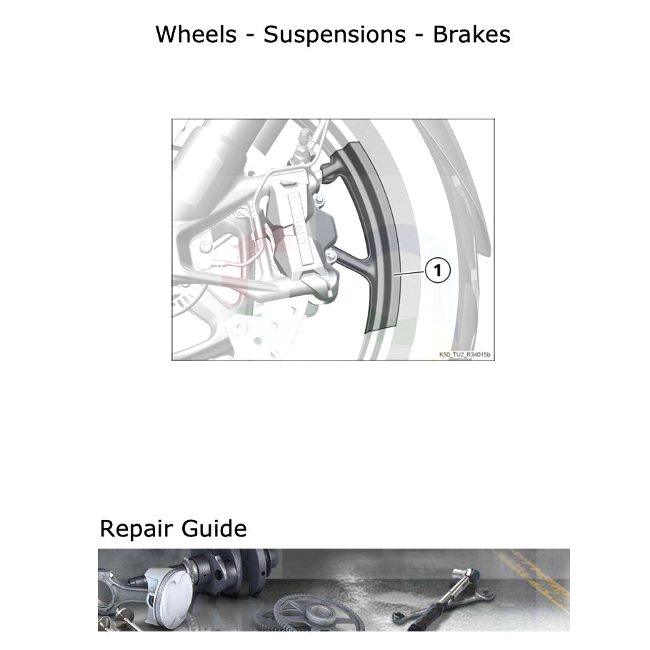 BMW R1250RS R1250 RS K54 2018+ Full Manual Set – Repair & Maintenance Manual and RIDER'S Manual - page 7