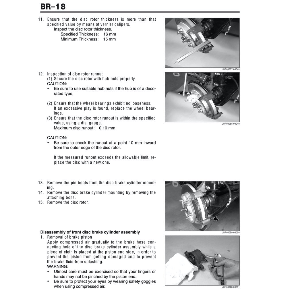 Daihatsu TERIOS J100 1997-2006 Full Manual Set – Repair & Maintenance Manual - page 4