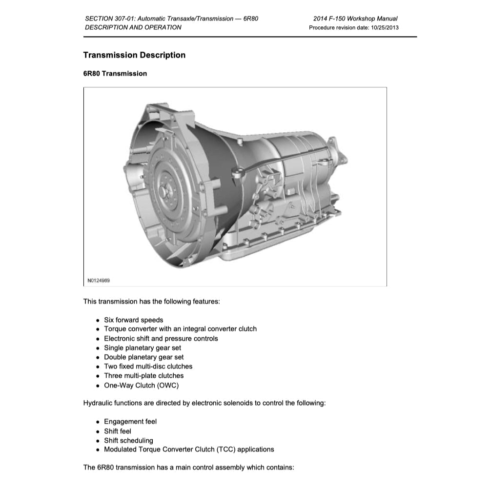 Ford F150 F-150 P415 2009-2014 Full Manual Set – Repair & Maintenance Manual - page 5