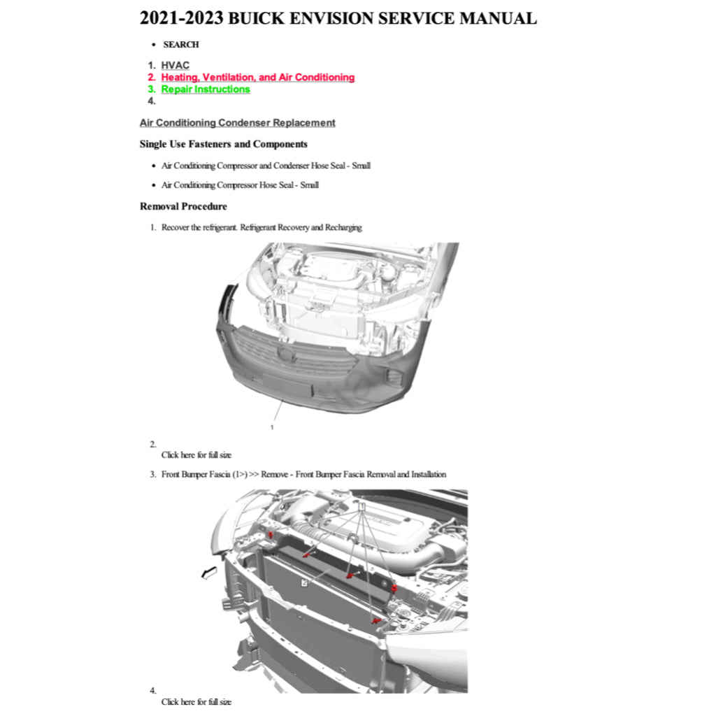 Buick ENVISION 2021+ Full Manual Set – Repair & Maintenance Manual - page 7