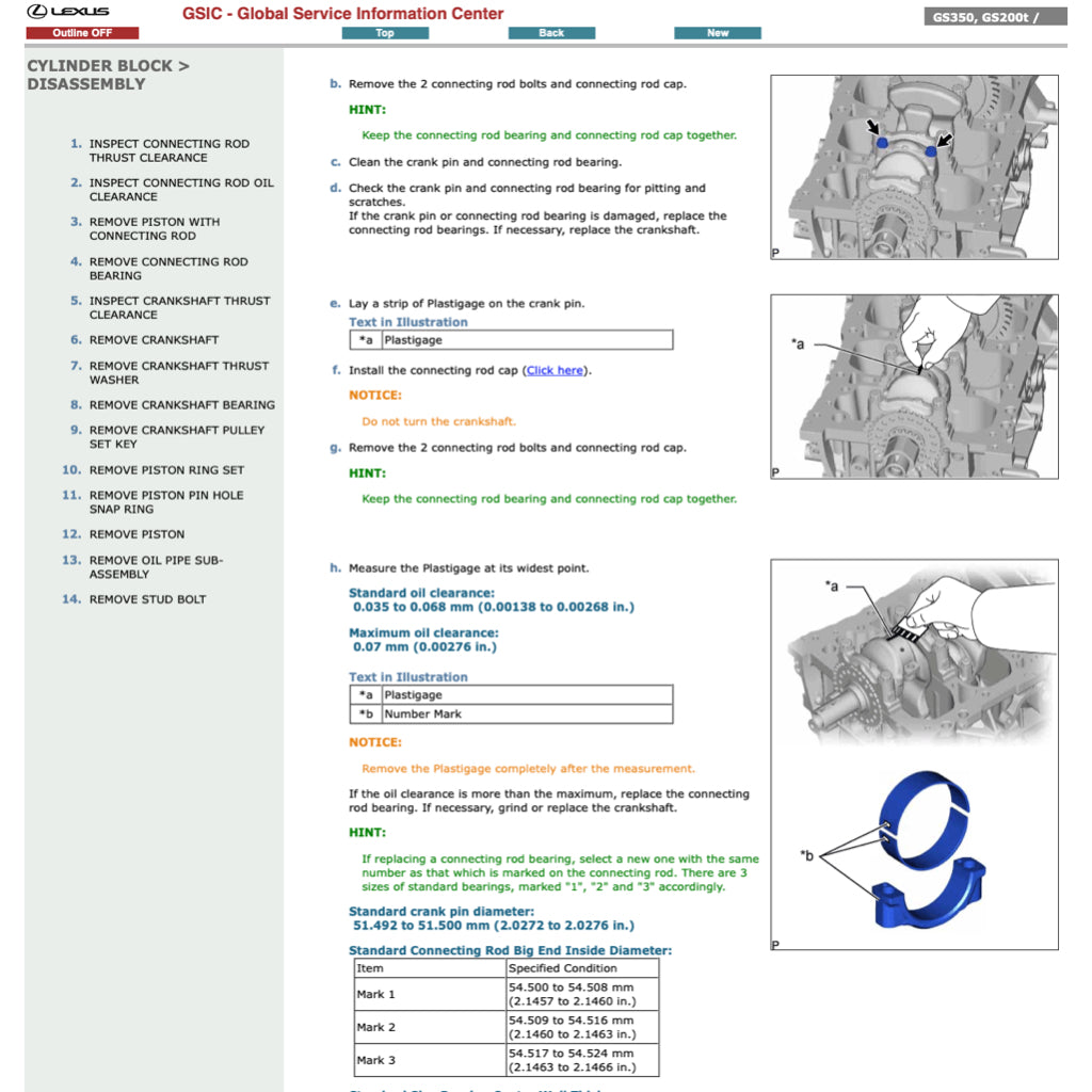 Lexus GS200t 2015-2020 Full Manual Set – Repair & Maintenance Manual - page 4