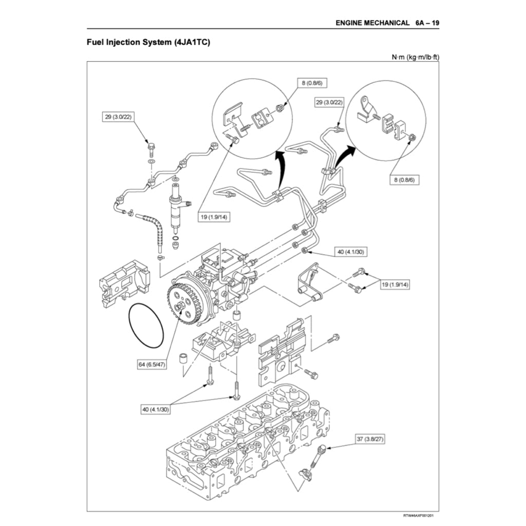 Isuzu Engine 4JA1 / 4JA1-TC / 4JH1 /4JH1-TC Workshop Repair Manual - page 2