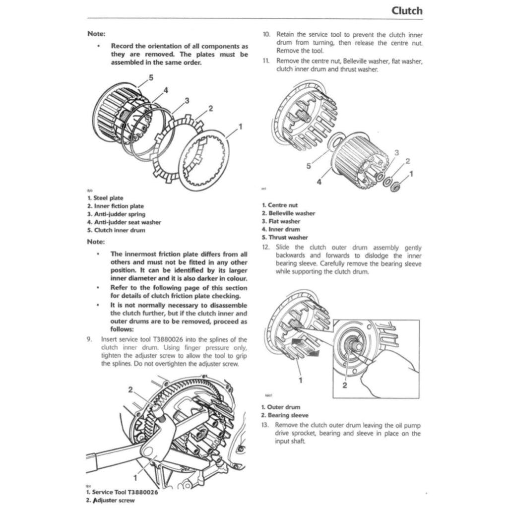 Triumph DAYTONA 675 2006-2010 Full Manual Set – Repair & Maintenance Manual and User Handbook - page 4