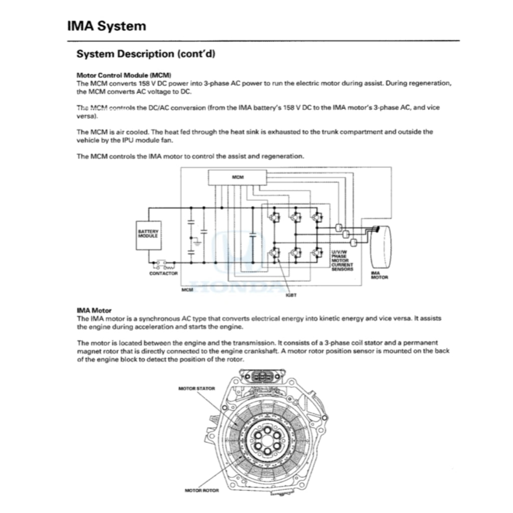 Honda CIVIC 8 Hybrid FA3 2006-2011 Full Manual Set – Repair & Maintenance Manual - page 7