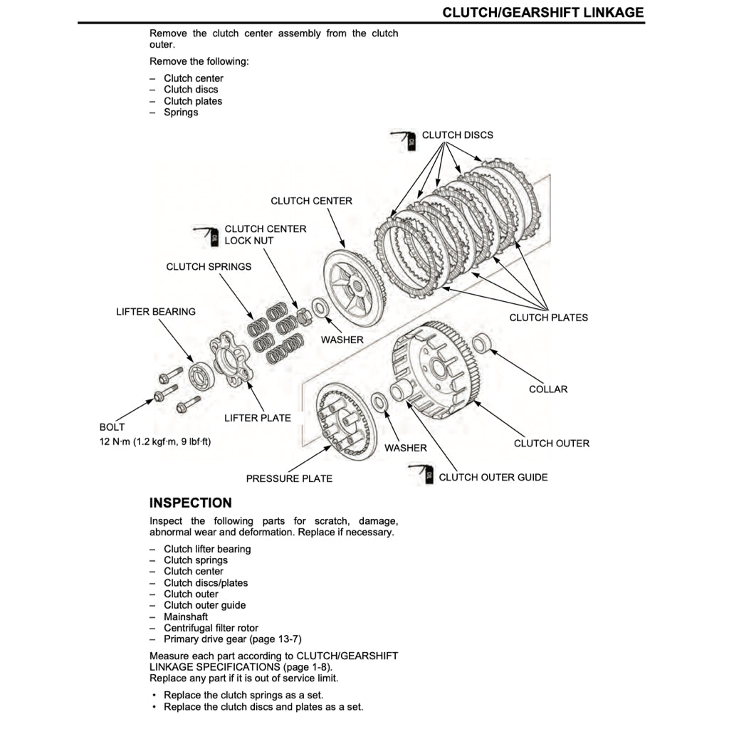 Honda MSX125 GROM 2013-2018 Full Manual Set – Repair & Maintenance Manual and Spare Parts Catalog and User Handbook - page 7