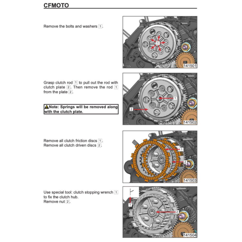 CFMoto 150NK CF150-3A 2019-2023 Full Manual Set – Repair & Maintenance Manual and Spare Parts Catalog - page 6