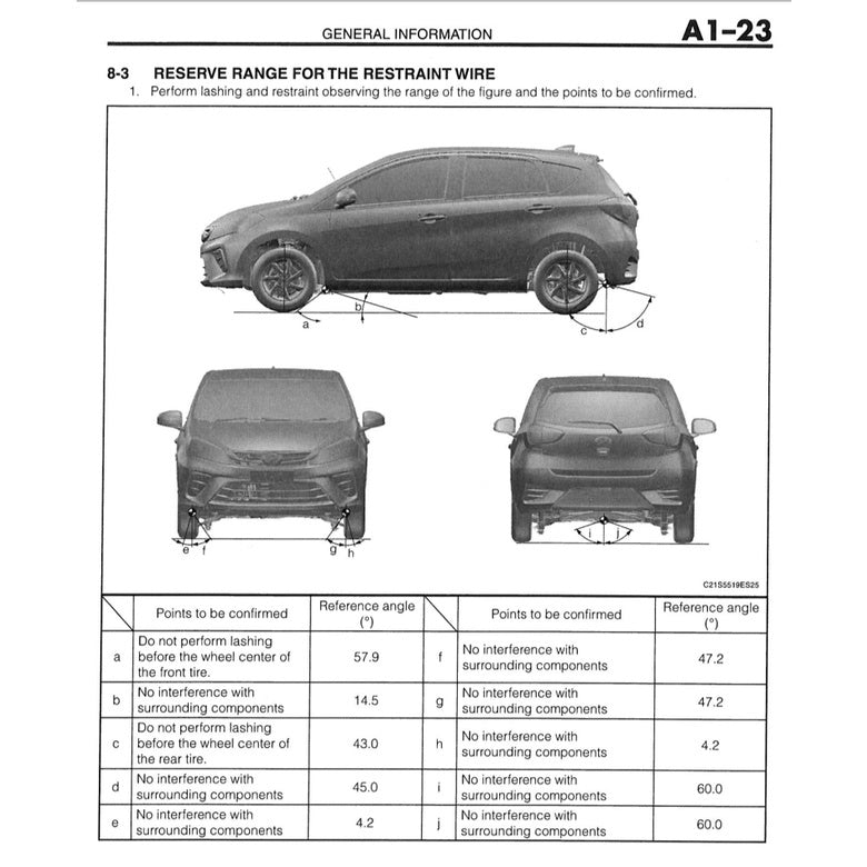 Daihatsu SIRION M800 2017-2021 Full Manual Set – Repair & Maintenance Manual - page 3
