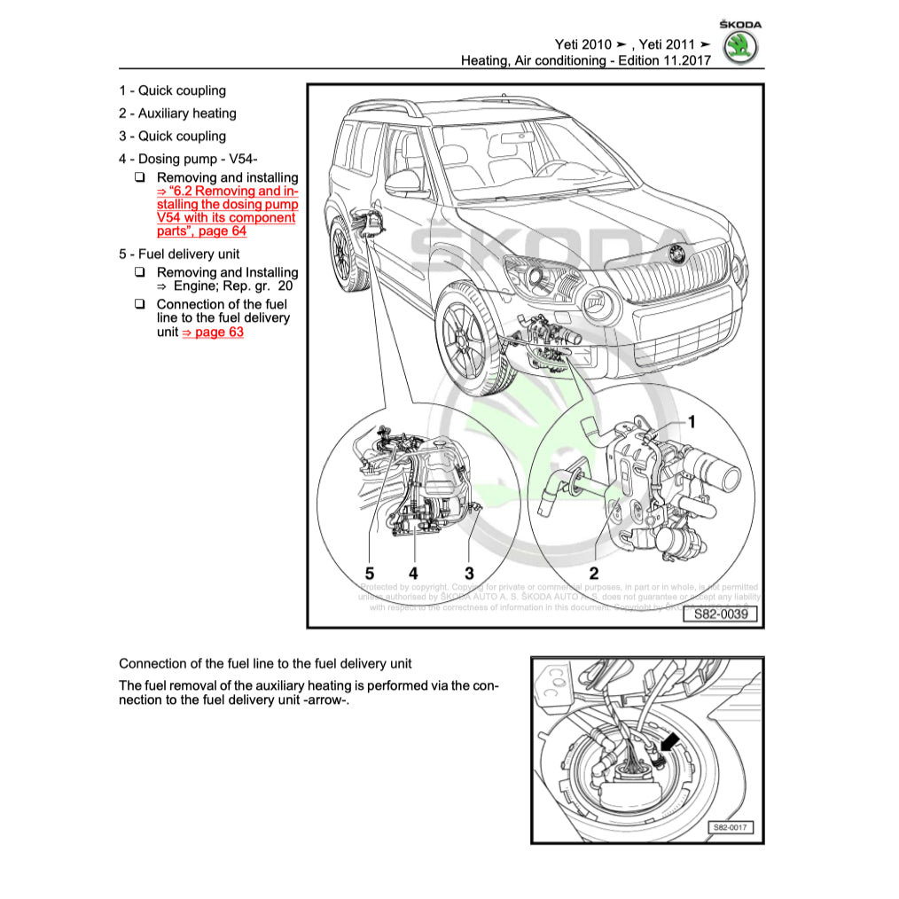 Skoda YETI 5L 2009-2017 Full Manual Set – Repair & Maintenance Manual - page 9