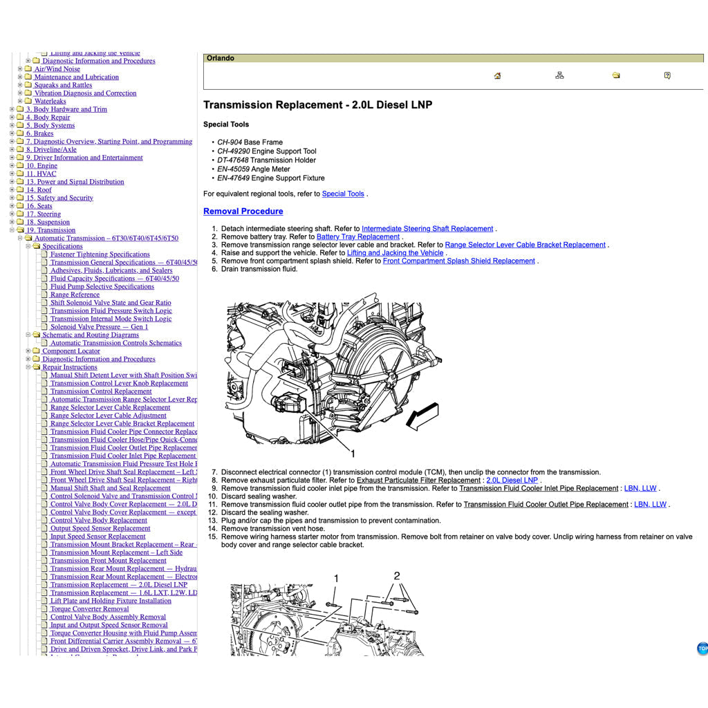 Chevrolet ORLANDO 2011-2014 Full Manual Set – Repair & Maintenance Manual - page 3