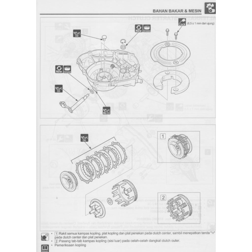 Honda CBR150R 2015-2020 Full Manual Set – Repair & Maintenance Manual and Spare Parts Catalog and User Handbook - BAHASA INDONESIA - page 5