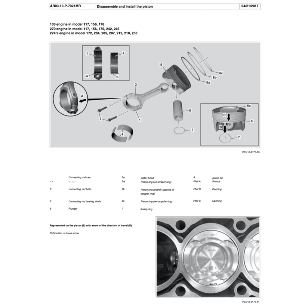 Mercedes-Benz A160 A180 A200 W176 M270 2013-2018 Full Manual Set – Repair & Maintenance Manual - page 4