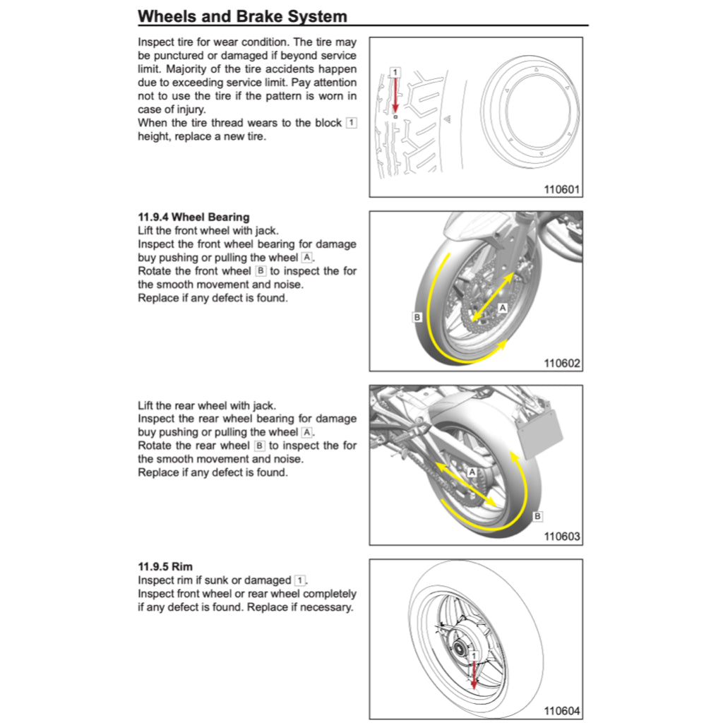 CFMoto CF650NK CF650-7C 2020-2023 Full Manual Set – Repair & Maintenance Manual and User Handbook - page 8
