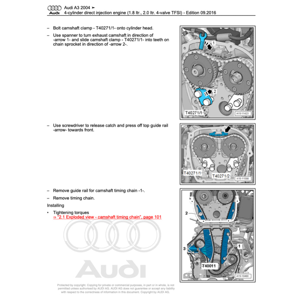 Audi A3 8P 2003-2012 Full Manual Set – Repair & Maintenance Manual - page 6