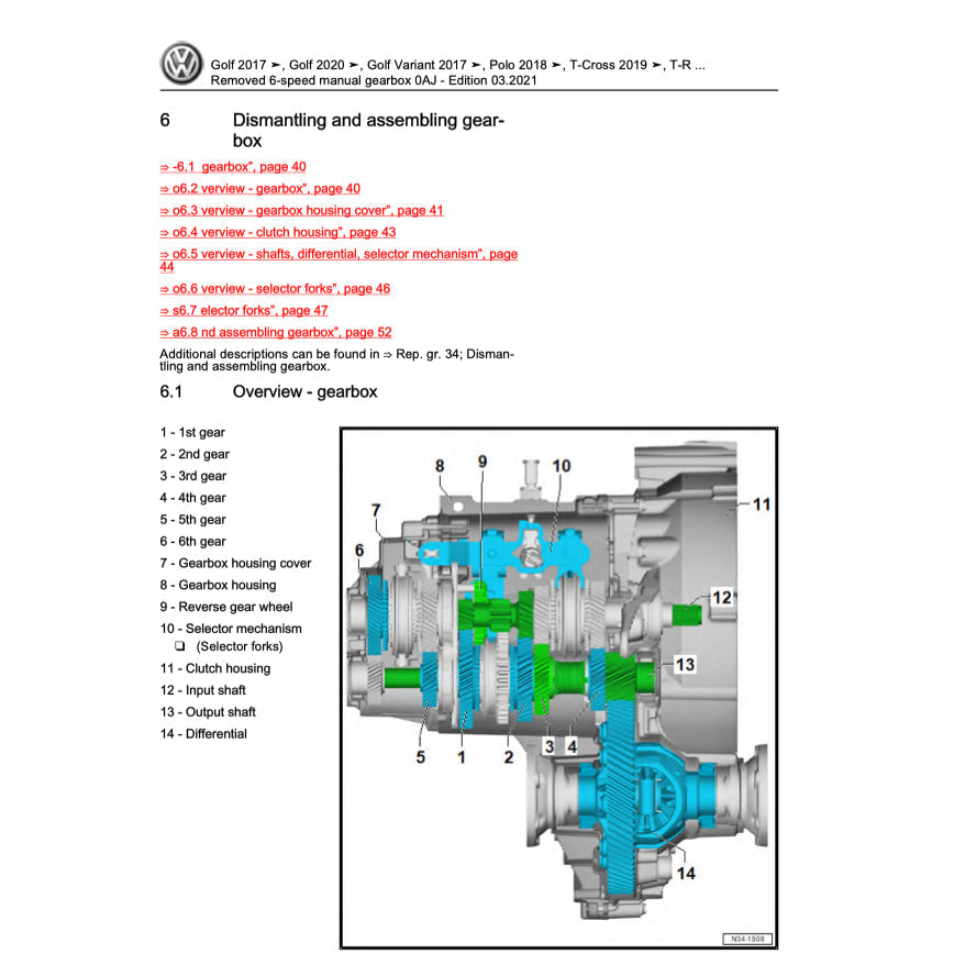 VW T-CROSS C11 2019+ Full Manual Set – Repair & Maintenance Manual - page 7