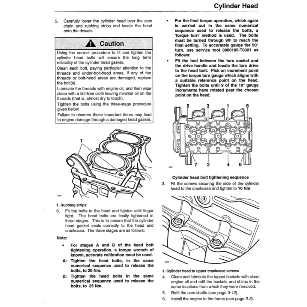 Triumph SPEED TRIPLE 2005-2010 Full Manual Set – Repair & Maintenance Manual and User Handbook - page 7
