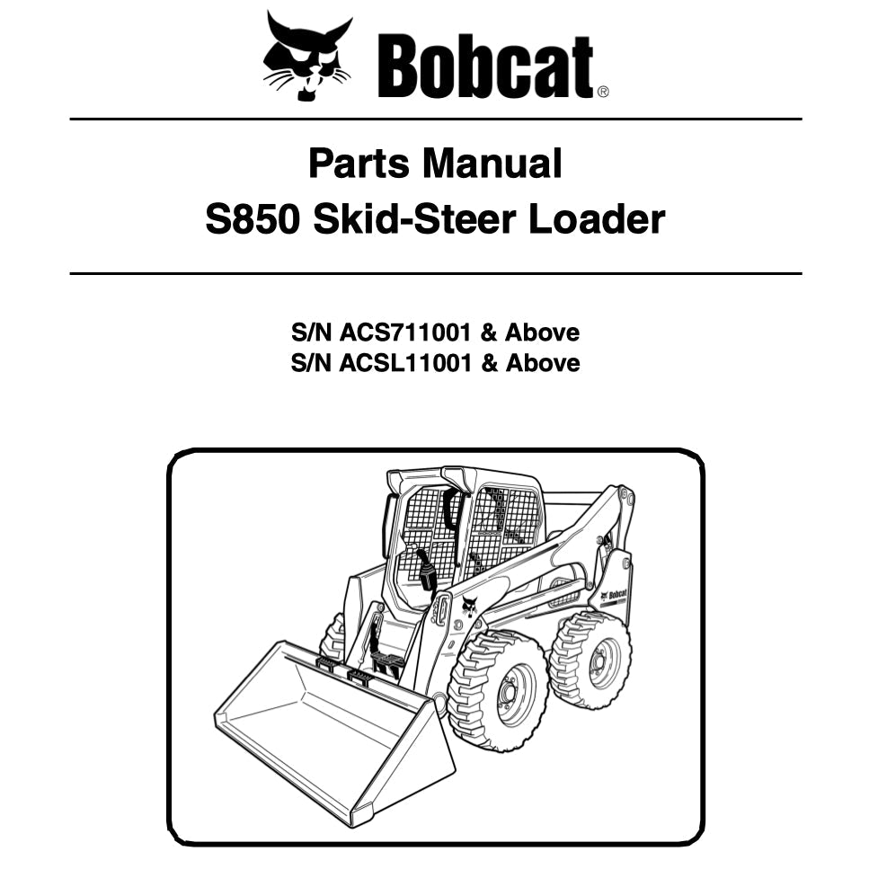 BOBCAT Loader / Excavator Service Manual - page 7