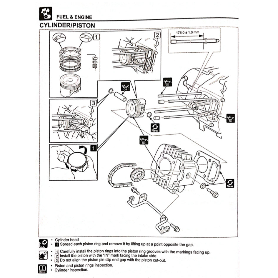 Honda WAVE ALPHA 110 AFP1100SF 2023+ Full Manual Set – Repair & Maintenance Manual and Spare Parts Catalog andUser Handbook - page 5