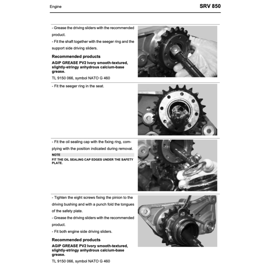Aprilia SRV850 2012-2016 Full Manual Set – Repair & Maintenance Manual and Spare Parts Catalog - page 6