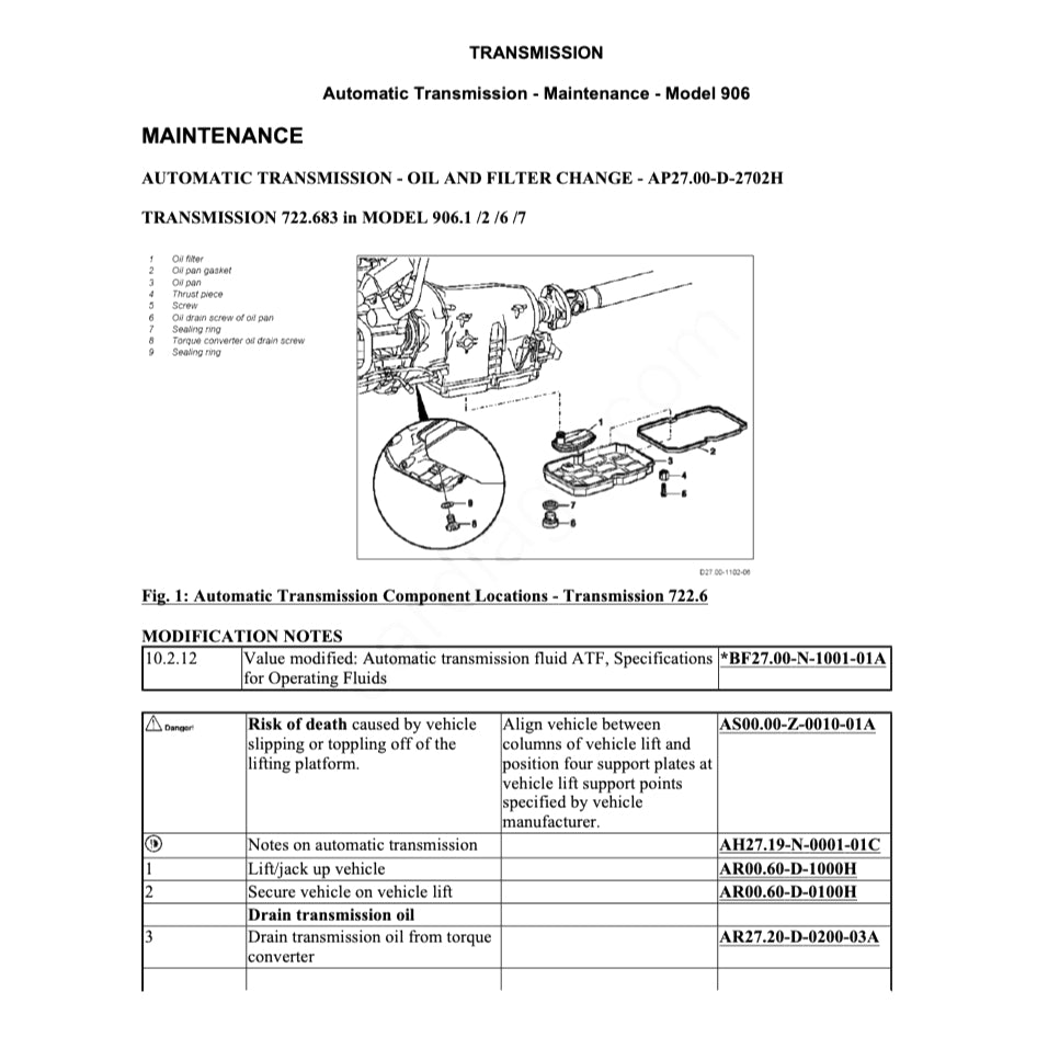 Mercedes-Benz SPRINTER 906 2006-2018 Full Manual Set – Repair & Maintenance Manual - page 2