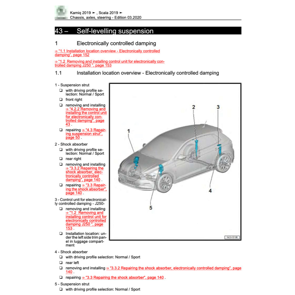Skoda SCALA 2019+ Full Manual Set – Repair & Maintenance Manual - page 8
