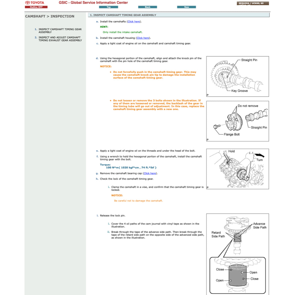 Toyota SEQUOIA UCK60/65 2008-2022 Full Manual Set – Online Repair & Maintenance Manual - page 4
