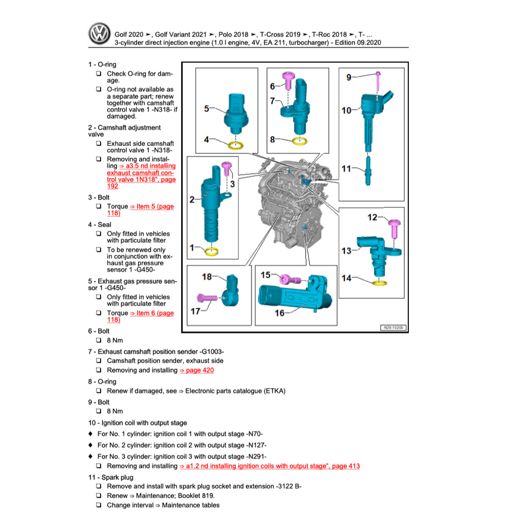 VW T-ROC A11 2017+ Full Manual Set – Repair & Maintenance Manual - page 3
