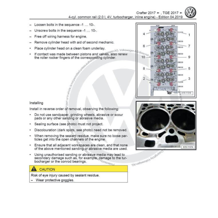 VW CRAFTER SY/SZ 2017+ Full Manual Set – Repair & Maintenance Manual - page 4