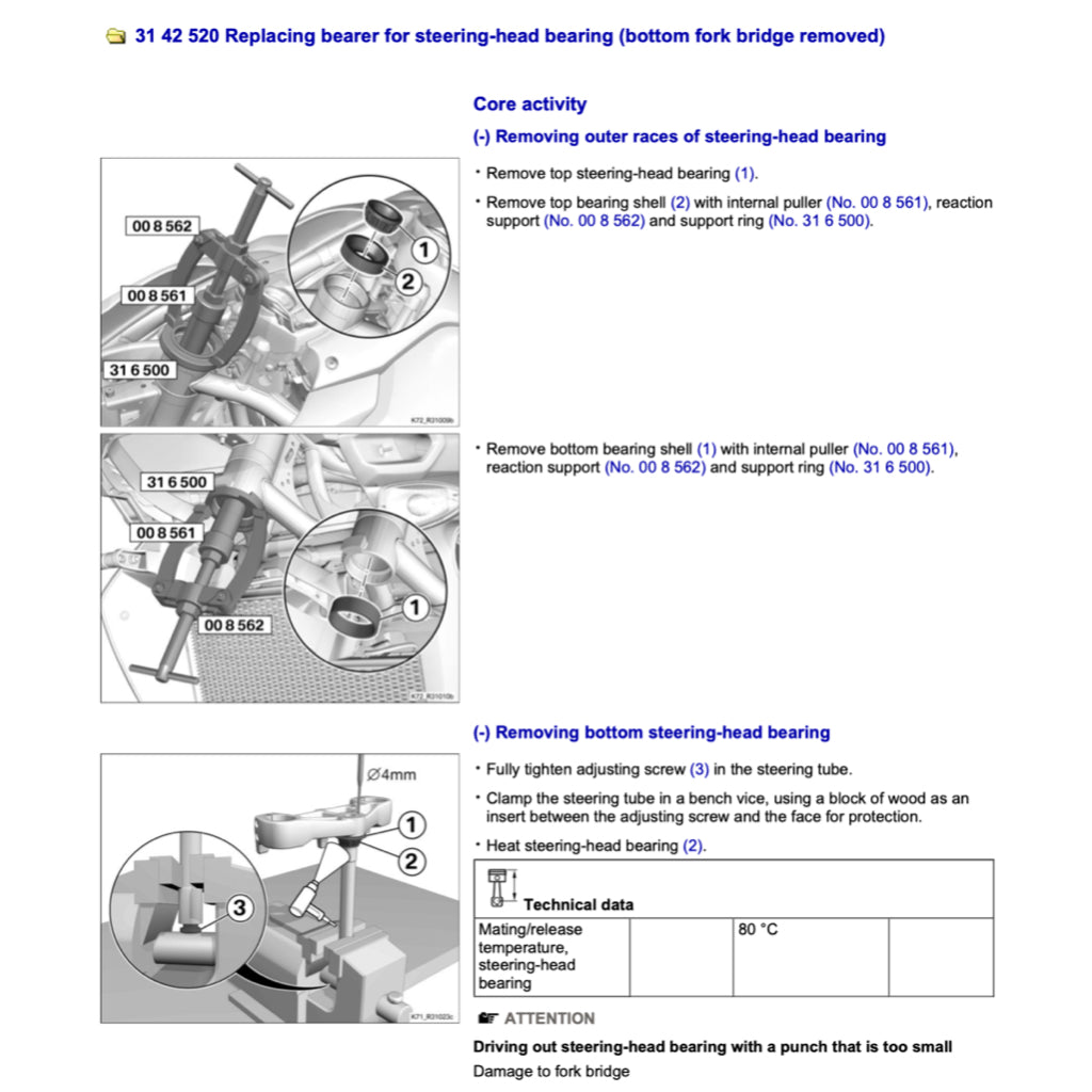 BMW F650 GS K72 2008-2012 Full Manual Set – Repair & Maintenance Manual and RIDER'S Manual - page 8