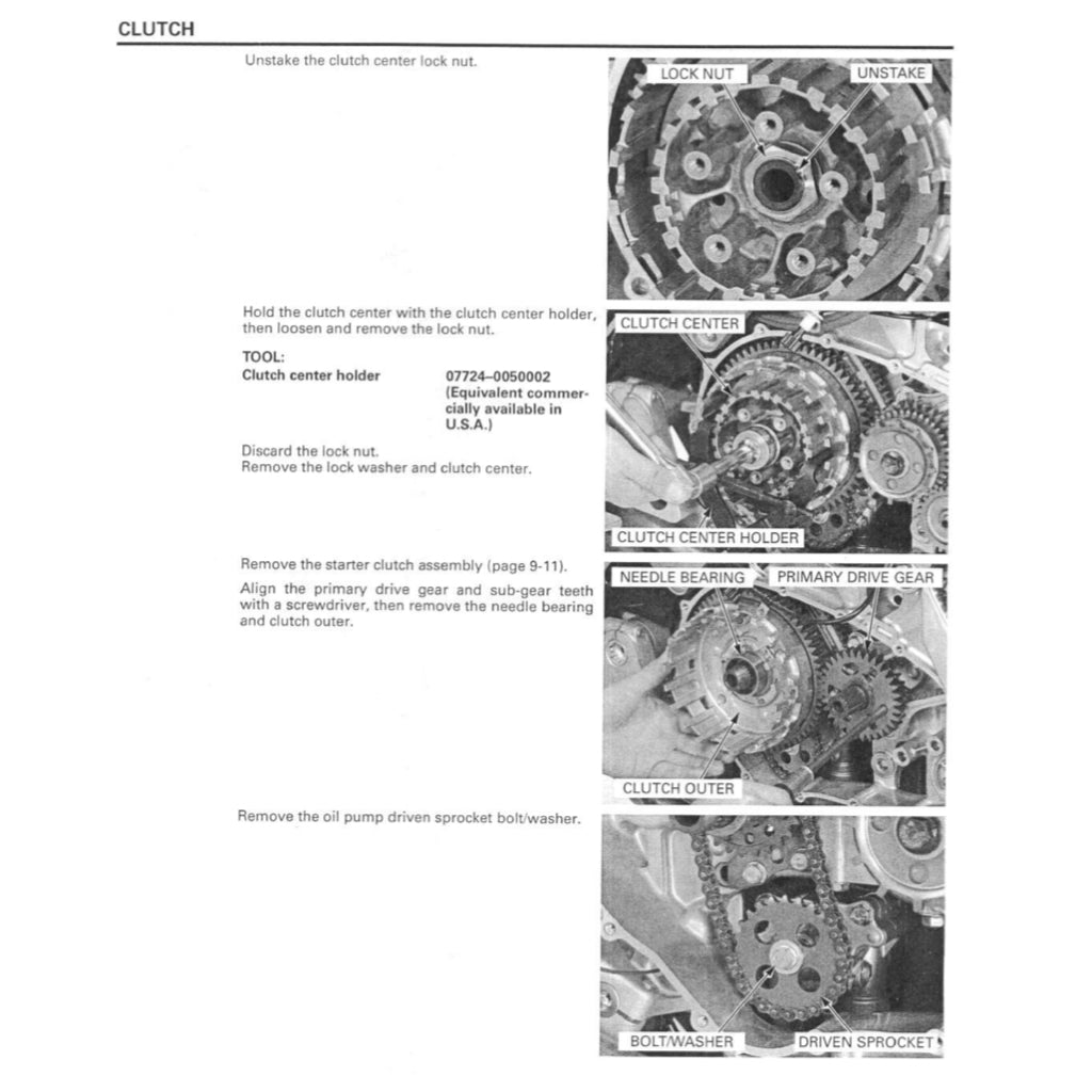 Honda VFR800 VTEC INTERCEPTOR 2002-2013 Full Manual Set – Repair & Maintenance Manual and User Handbook - page 7