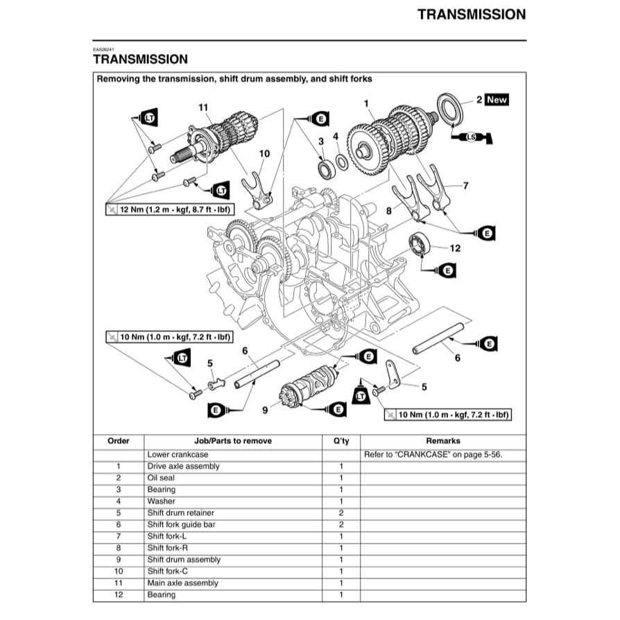 Yamaha MT-09 MT09 2014-2017 Full Manual Set – Repair & Maintenance Manual and Spare Parts Catalog and User Handbook - page 8