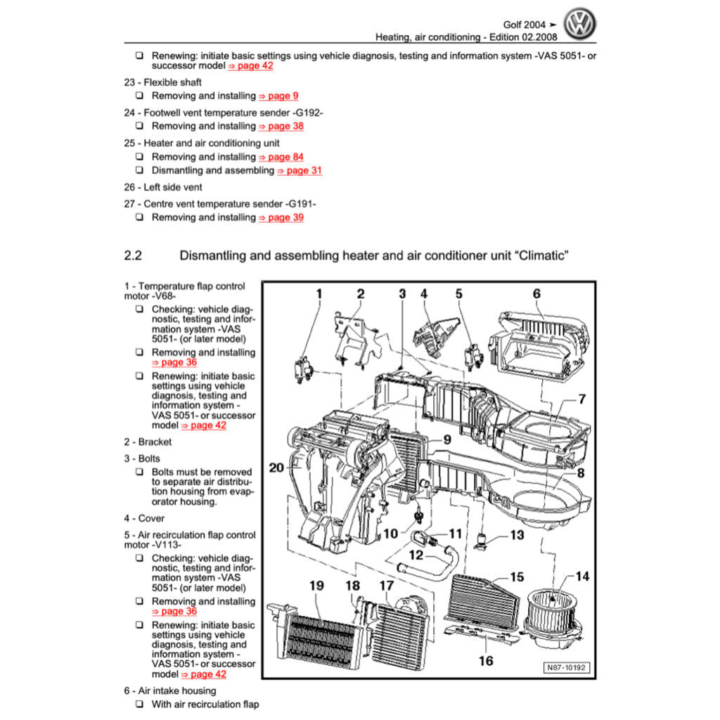 VW JETTA A5 2005-2010 Full Manual Set – Repair & Maintenance Manual - page 8
