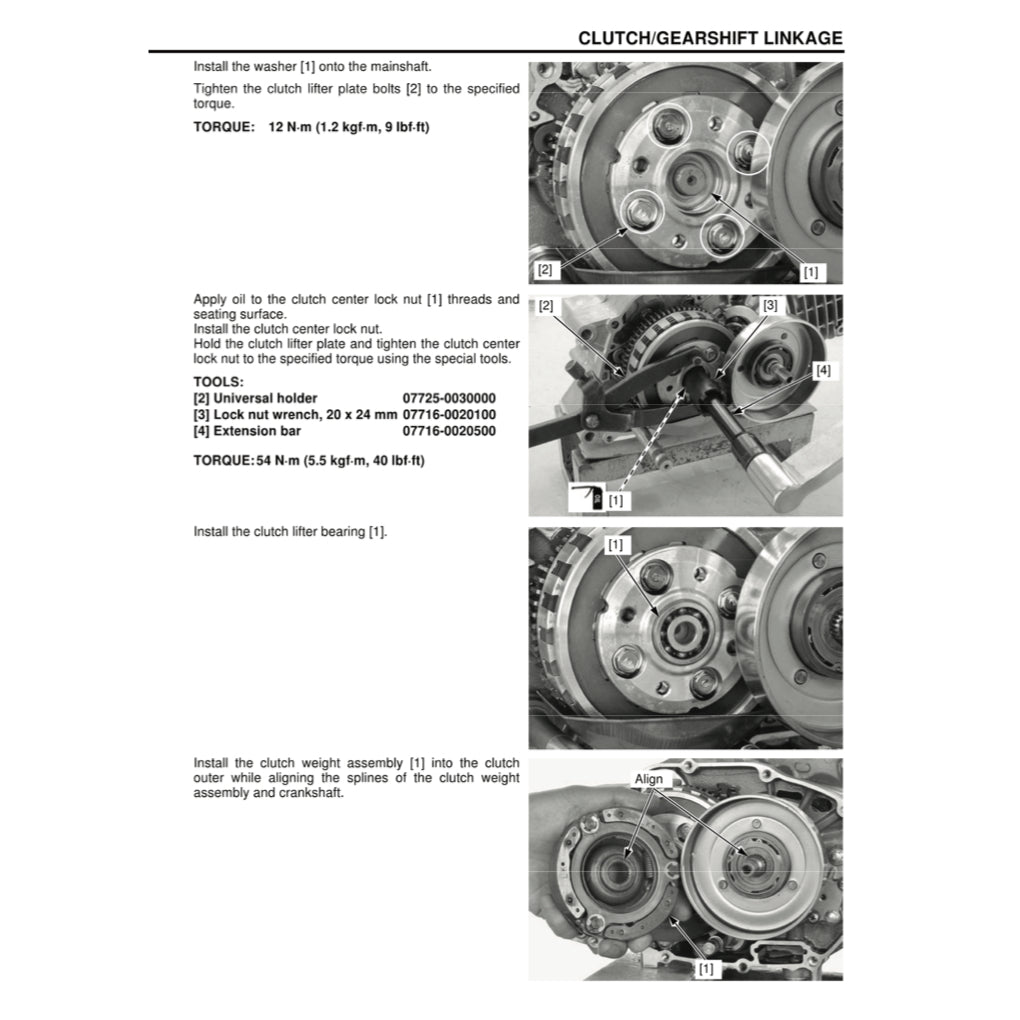Honda SUPER CUB NBC110 2013-2018 Full Manual Set – Repair & Maintenance Manual and Spare Parts Catalog and User Handbook - page 6