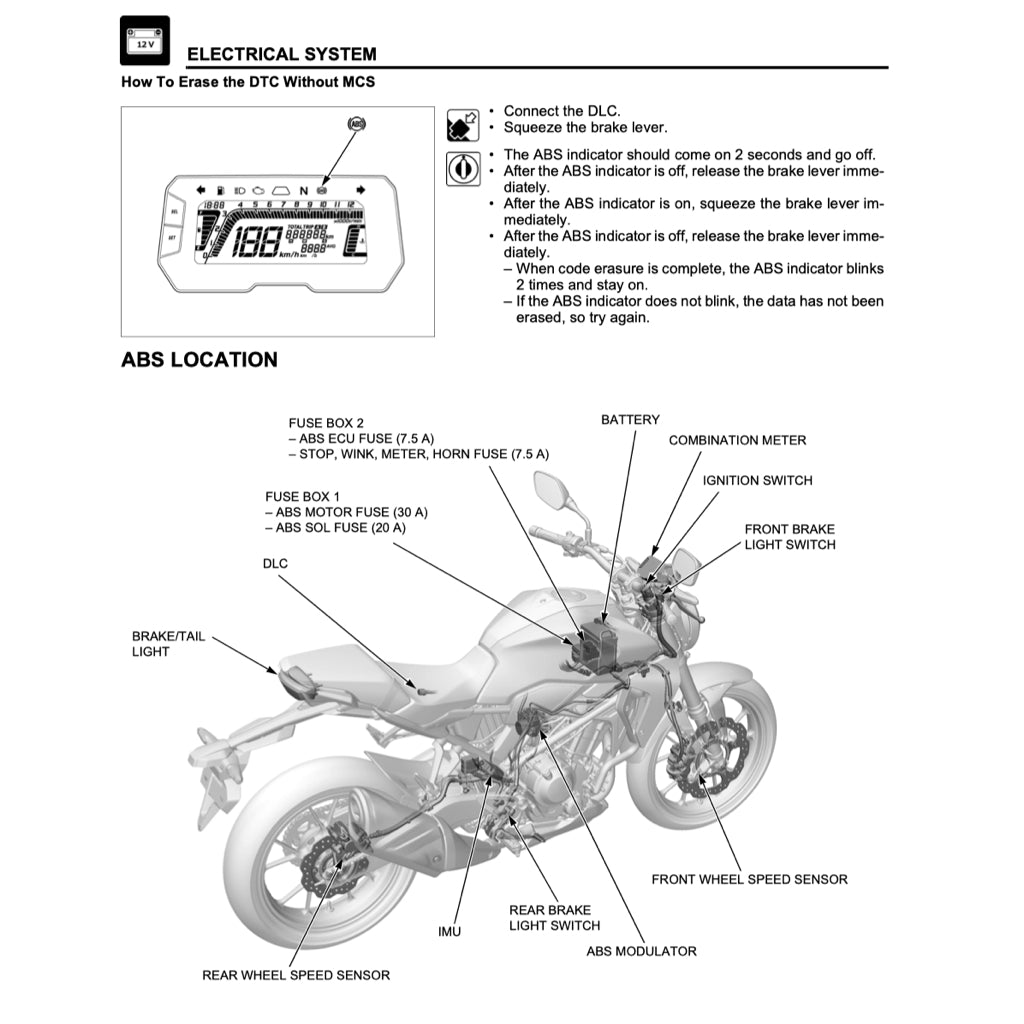 Honda CBF300 / CB300R 2018+ Full Manual Set – Repair & Maintenance Manual and Spare Parts Catalog and User Handbook - page 8
