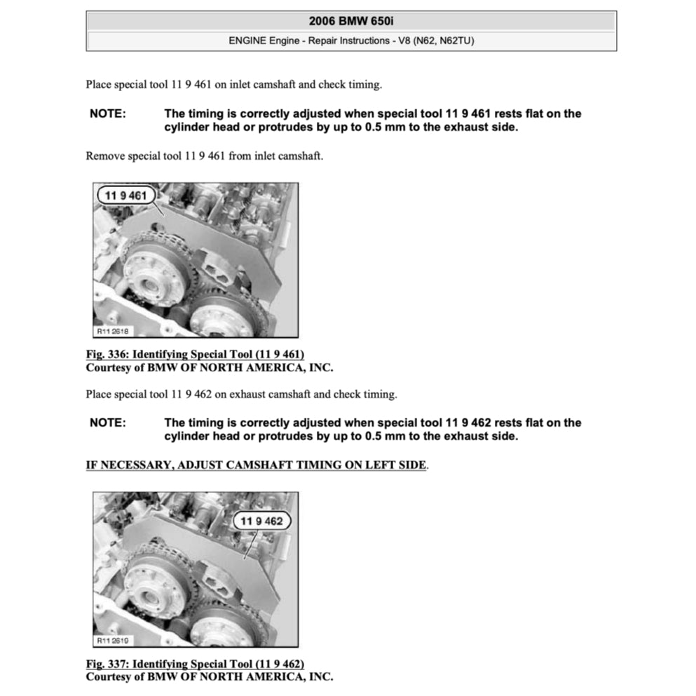 BMW E63 E64 M6 2003-2010 Full Manual Set – Repair & Maintenance Manual - page 8