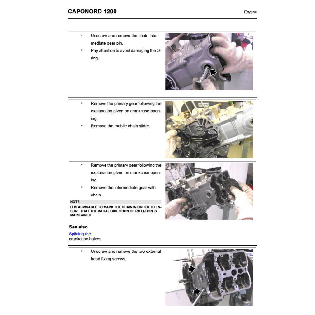 Aprilia CAPONORD 1200 2013-2018 Full Manual Set – Repair & Maintenance Manual and Spare Parts Catalog and User Handbook - page 4